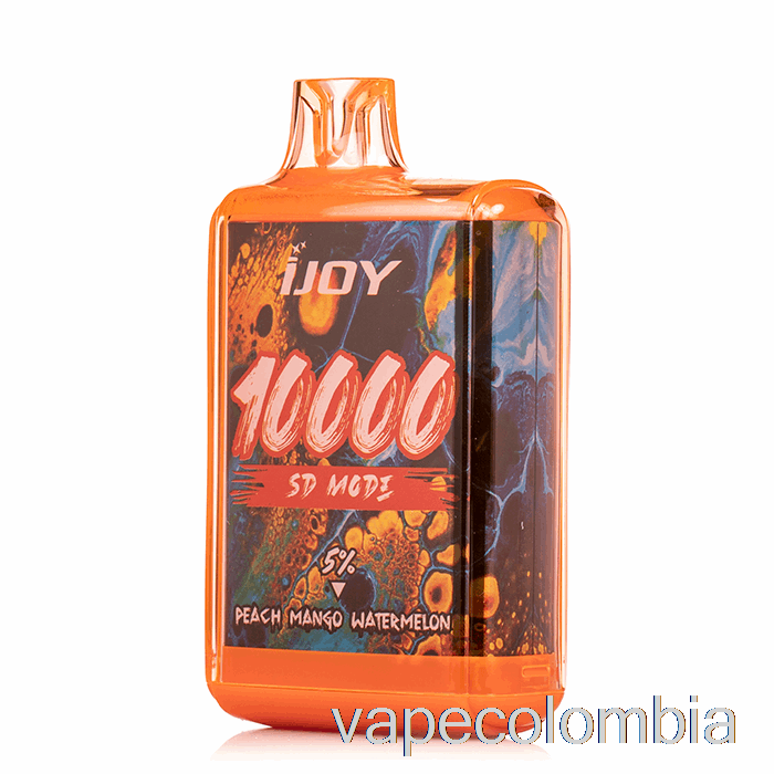 Kit Vape Completo Ijoy Bar Sd10000 Desechable Melocotón Mango Sandía